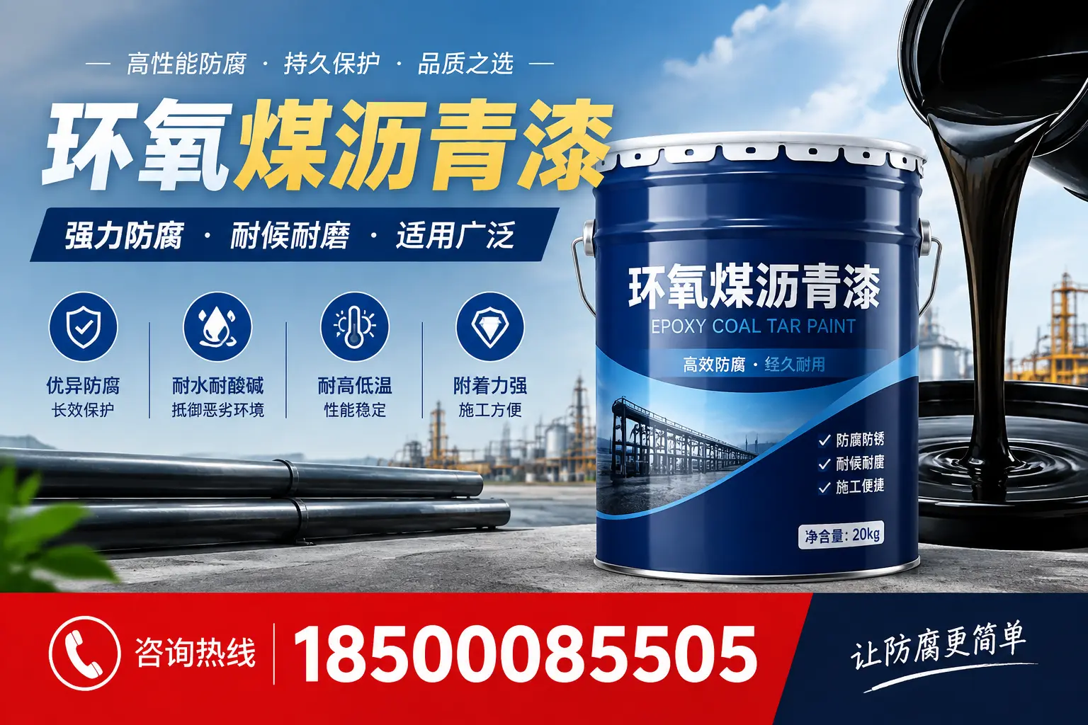 环氧煤沥青漆在不同气候条件下的表现分析,十堰适用性